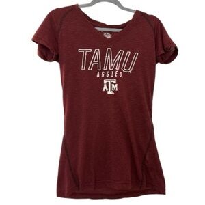Texas A&M University Aggies womens tshirt size M, Rivalry Threads 91, maroon.